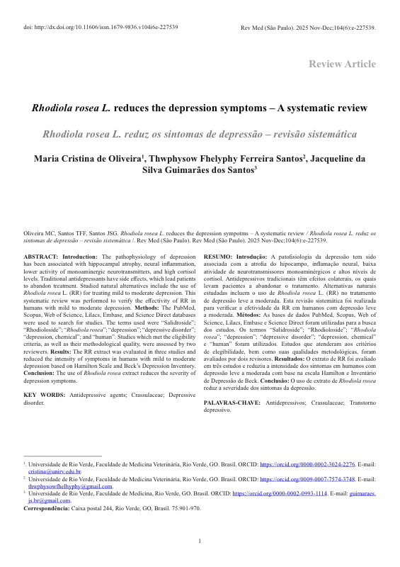 Anteprima prima pagina — Oliveira 2025